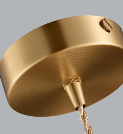 LED Retro Brass Pendant Light