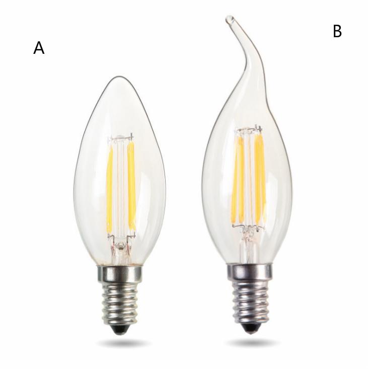 LED E14 Edison Candle Light Bulb