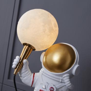 LED Resin Astronaut Creative Table Lamp