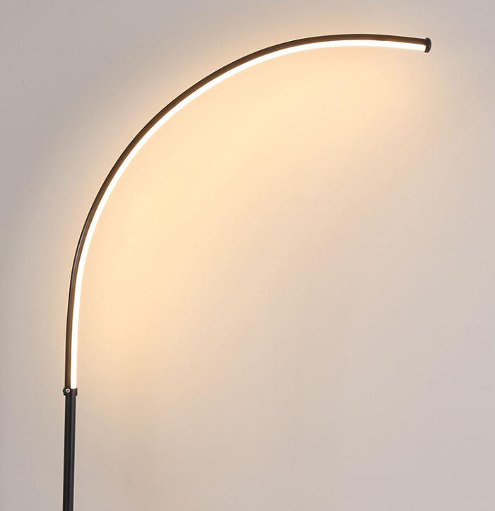 LED Curve Standing Lamp with Tea Table