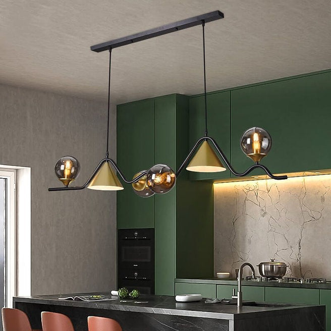 LED New Modern Wave Style Pendant Light