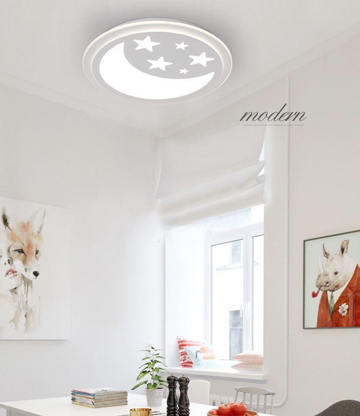 Acrylic Star Moon Ceiling Light for Living Room Bedroom Study Room