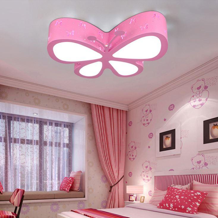 Acrylic LED Butterfly Ceiling Light for Children Room