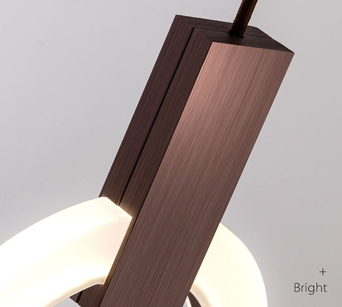 LED Ring Metal Pendant Light