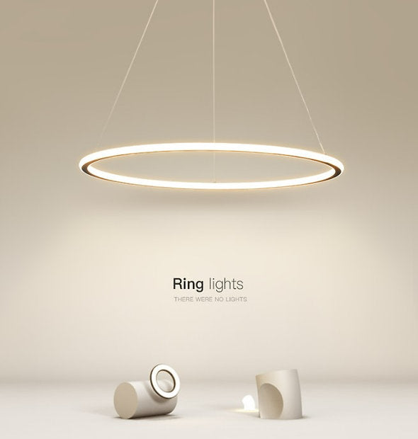 LED Minimalism Circle Pendant Light