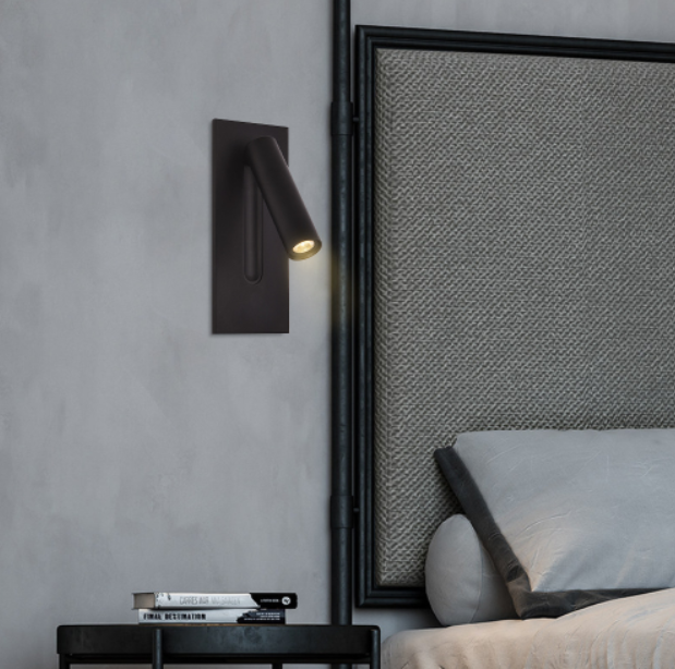 LED Simple Bedside Recessed Reading Light