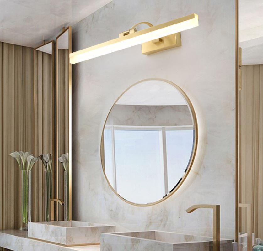 LED Copper Wall Mirror Light