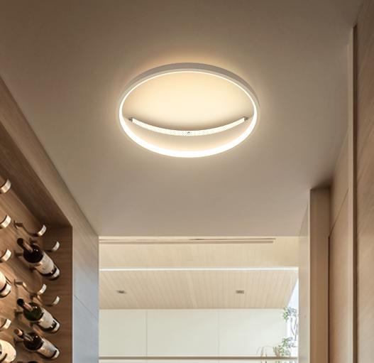 LED Mirror and Moon Simple Ceiling Light