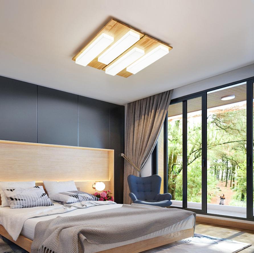 LED Wooden Base Piano Key Design Ceiling Light