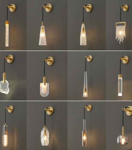 LED Crystal Multi-Design Decorative Wall Light