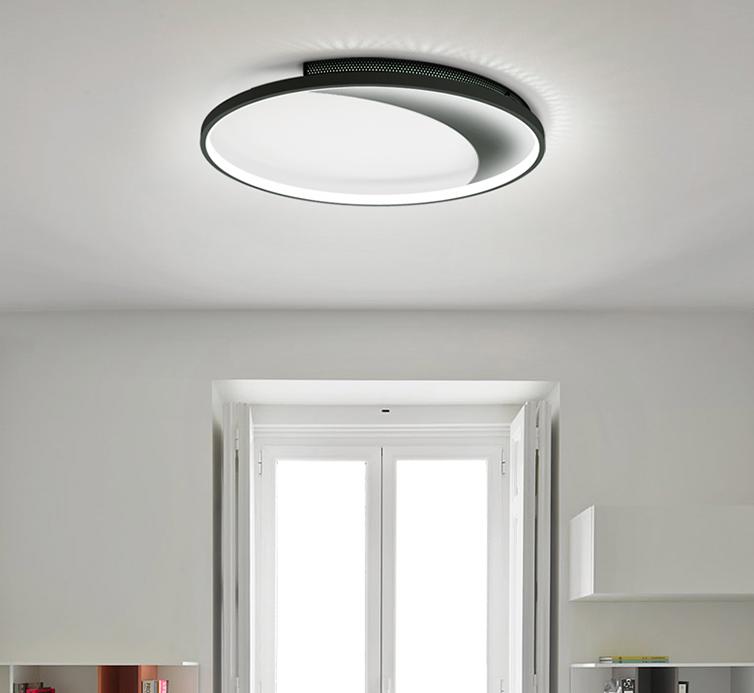 LED Mirror and Moon Simple Ceiling Light