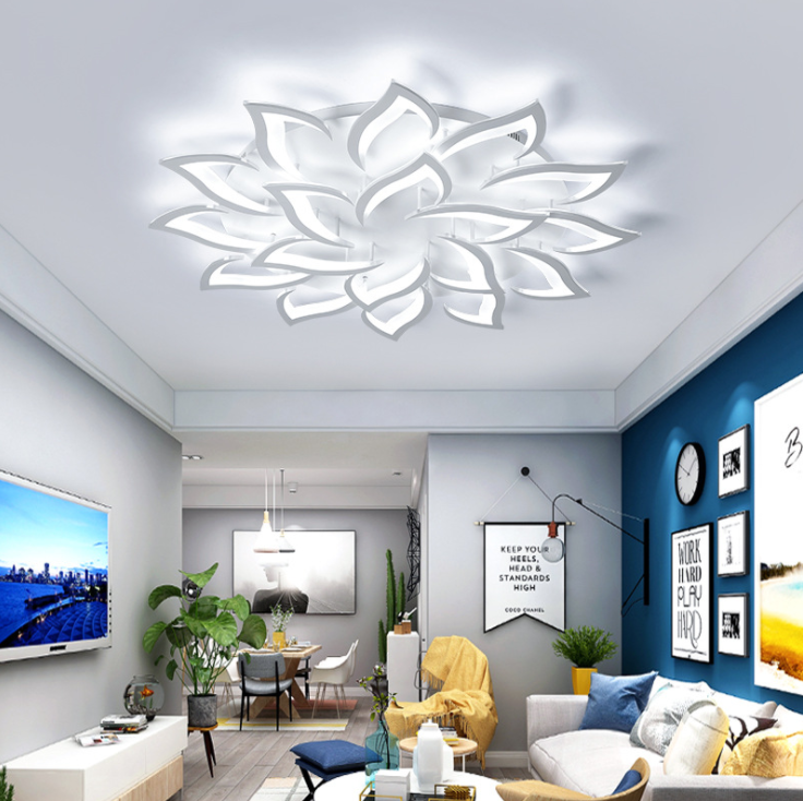 LED Flower Design Modern Style Ceiling Light