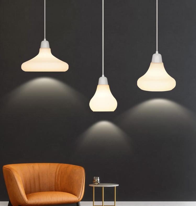 LED Multi-Design Milky White Pendant Light