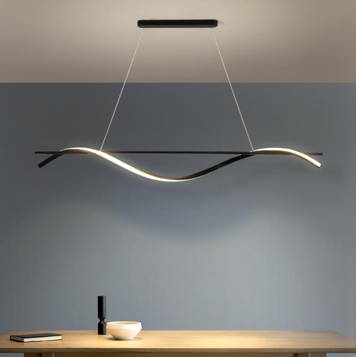 LED Wave Design Office Pendant Light