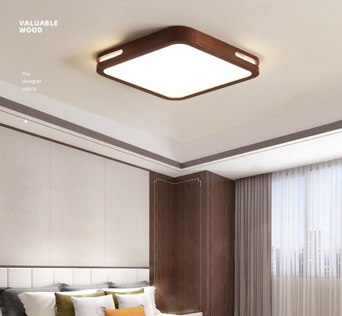 LED Classic Wood Basic Ceiling Light