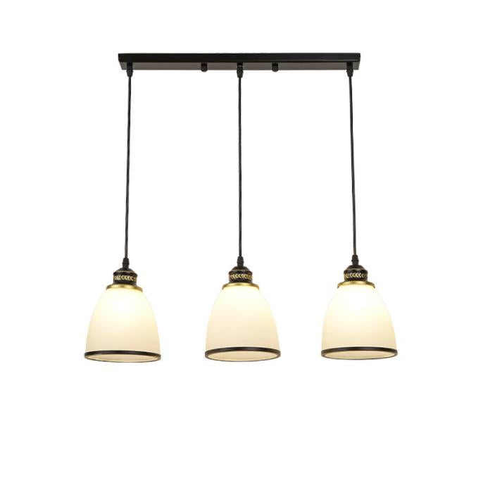 LED American Country Style 3-Light Design Retro Pendant Light