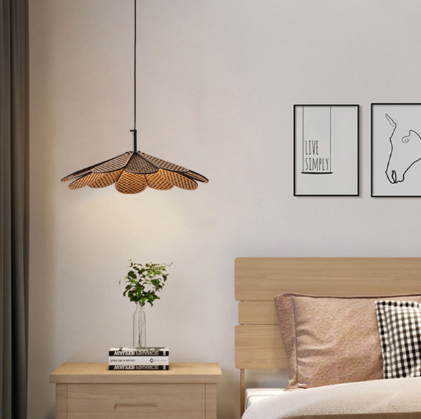 LED Japanese Natural Style Creative Pendant Light