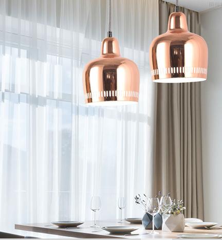 LED Electroplated Modern Pendant Light