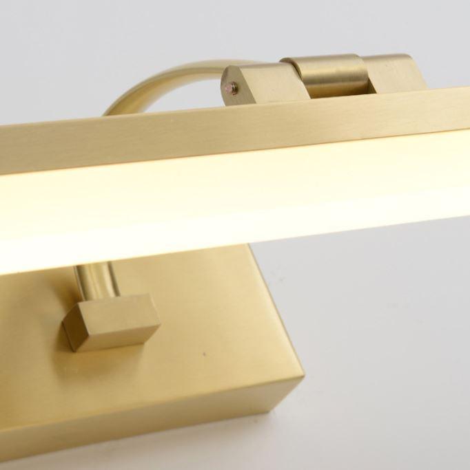 LED Copper Wall Mirror Light