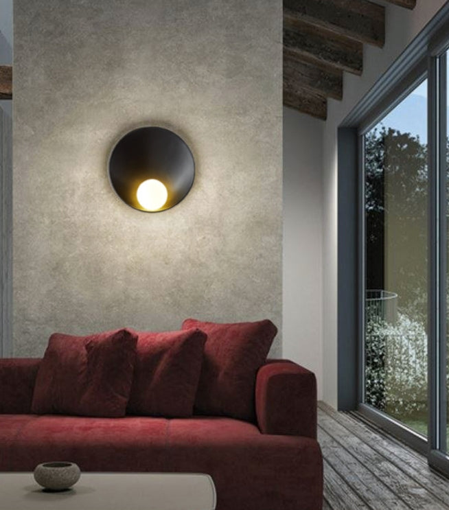 LED Moon & Disc Simple Modern Wall Light