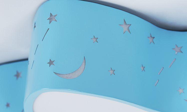 Acrylic LED Star Ceiling Light for Children Room