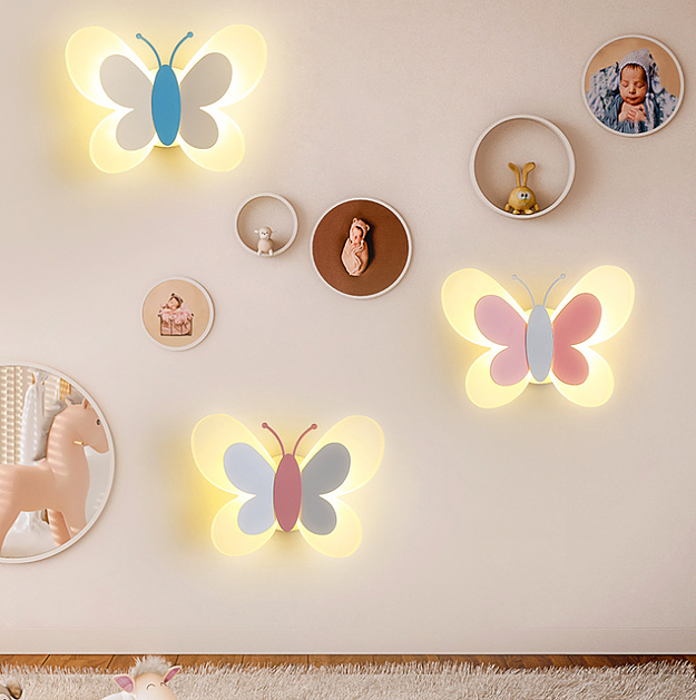 LED Butterfly Design Modern Acrylic Wall Light