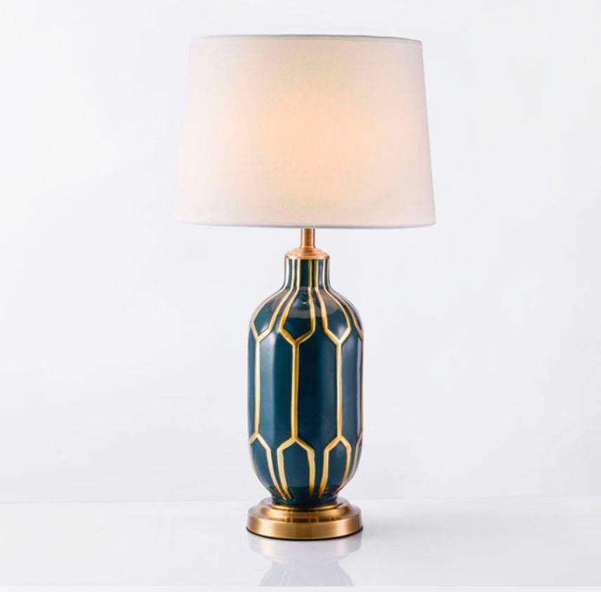 LED Ceramic Country Style Table Lamp