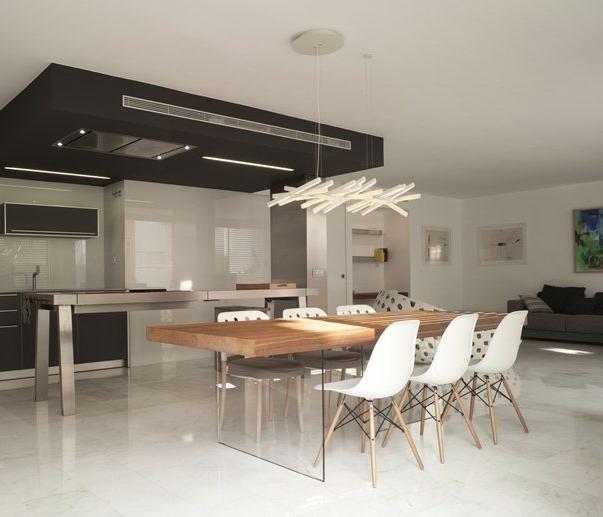 LED Fishbone Design Pendant Chandelier