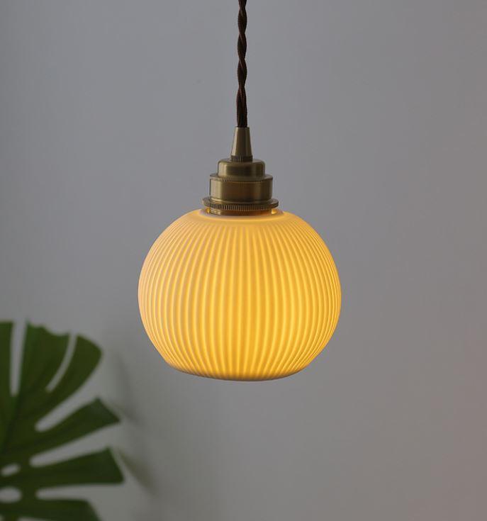 LED Retro Ceramic Pendant