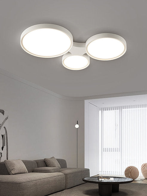 LED Simple Modern White Theme Design Lighting Package (3+2)