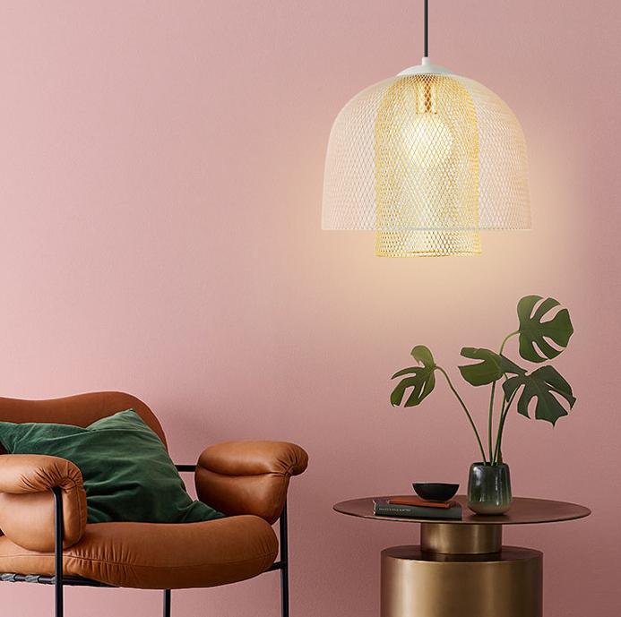 LED Metal Double Nets Pendant Light
