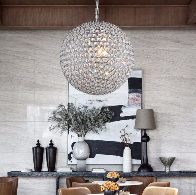 Crystal Modern LED Pendant Light