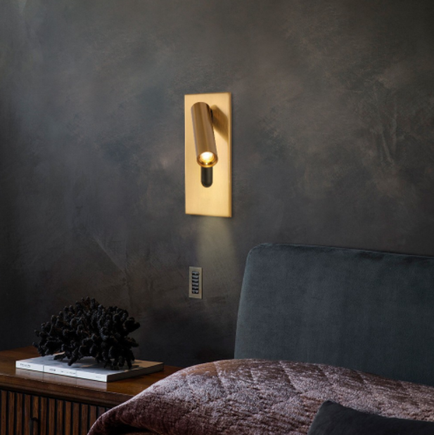 LED Simple Bedside Recessed Reading Light