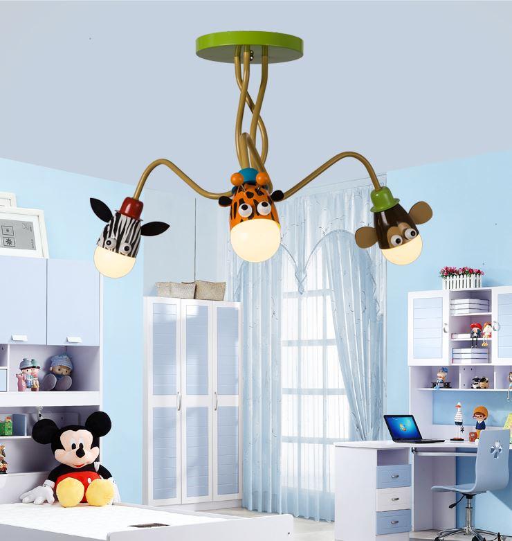 LED Cartoon Metal Chandelier for Children Room