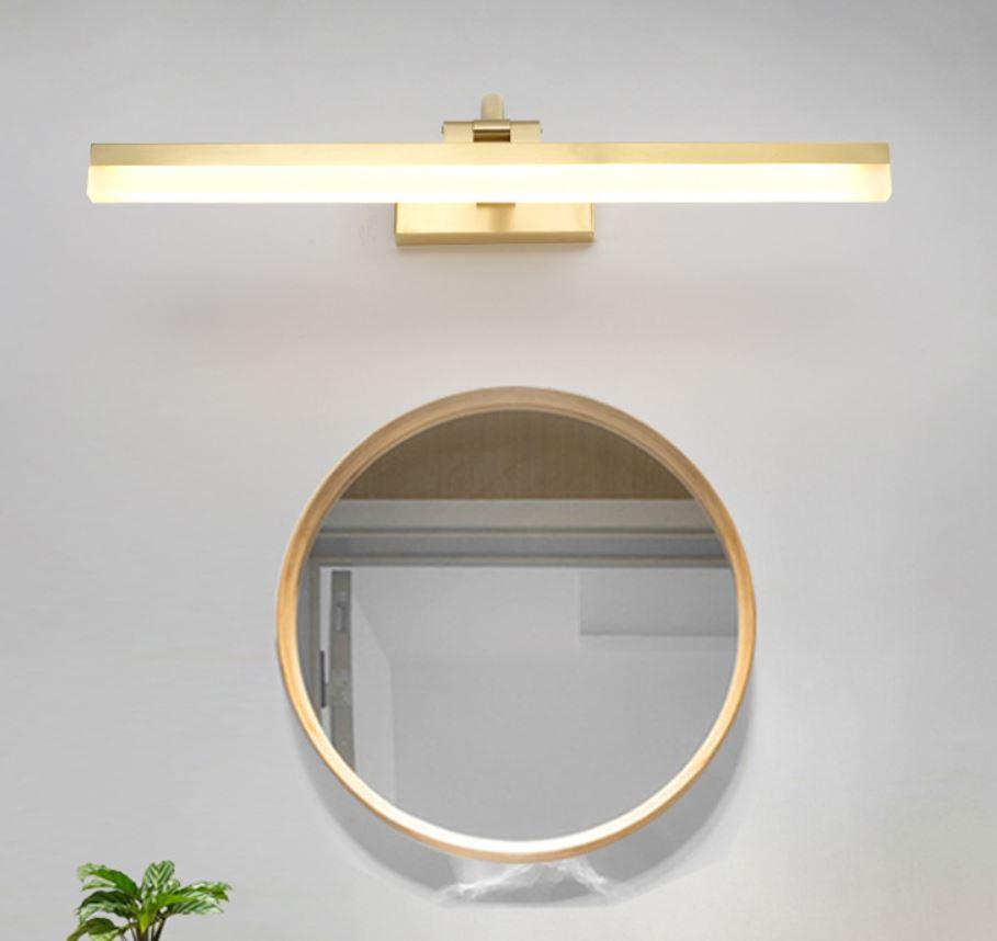 LED Copper Wall Mirror Light