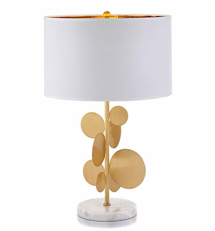 LED Metal Leaf Table Lamp