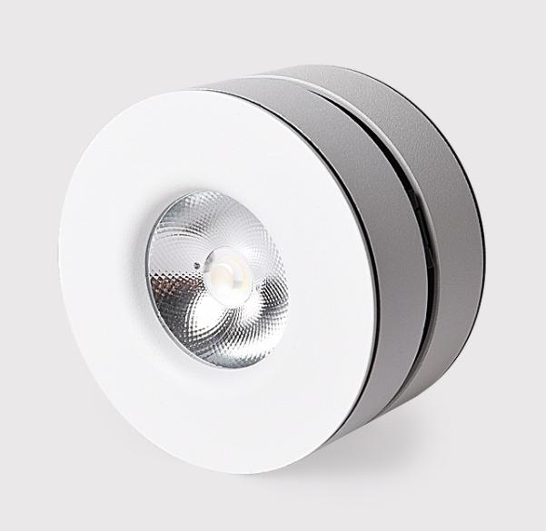 LED Button Design Ultra-light Ceiling Spotlight