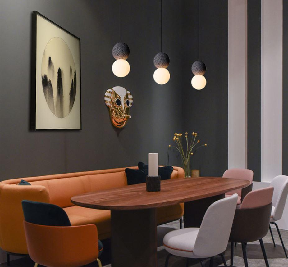 LED Mini Cement Pendant Light