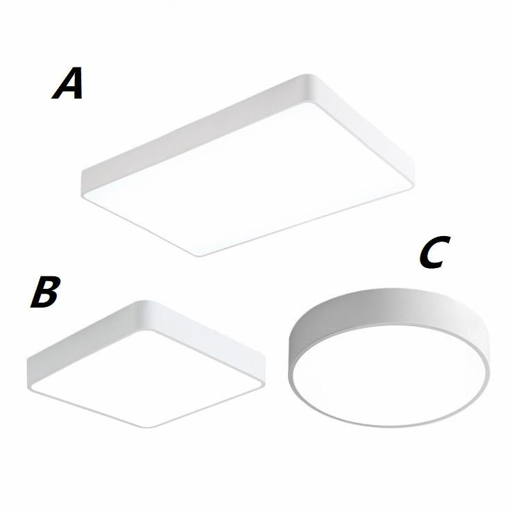 LED Two Bedroom Simple Thin Ceiling Light Theme Package