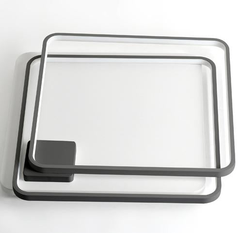 LED Modern SquareRectangle Frame Ceiling Light
