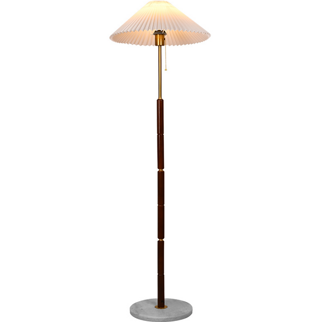 LED Simple Wood Design Modern Floor Lamp for Living Room