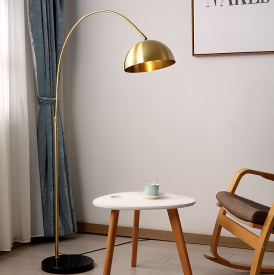 LED Golden Simple Design Modern Floor Lamp