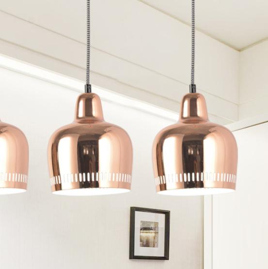 LED Electroplated Modern Pendant Light