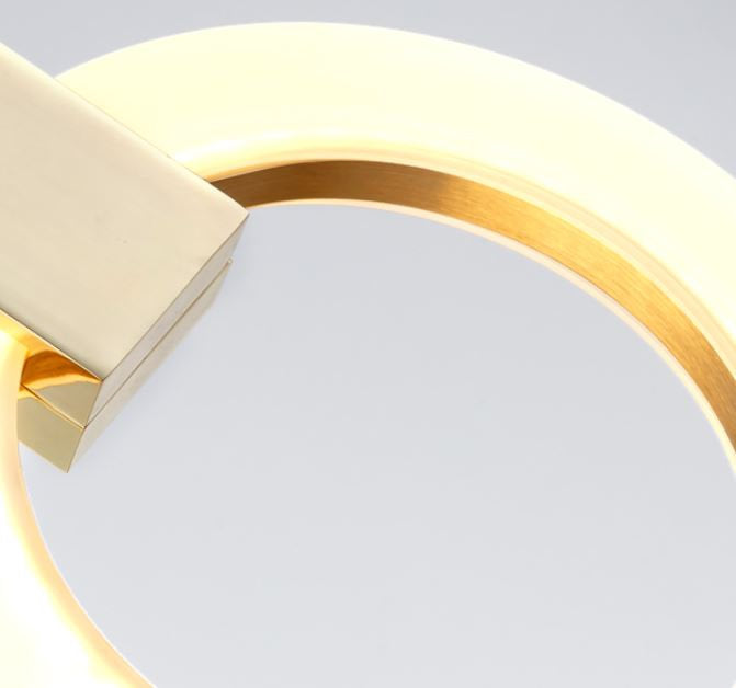 LED Ring Metal Pendant Light