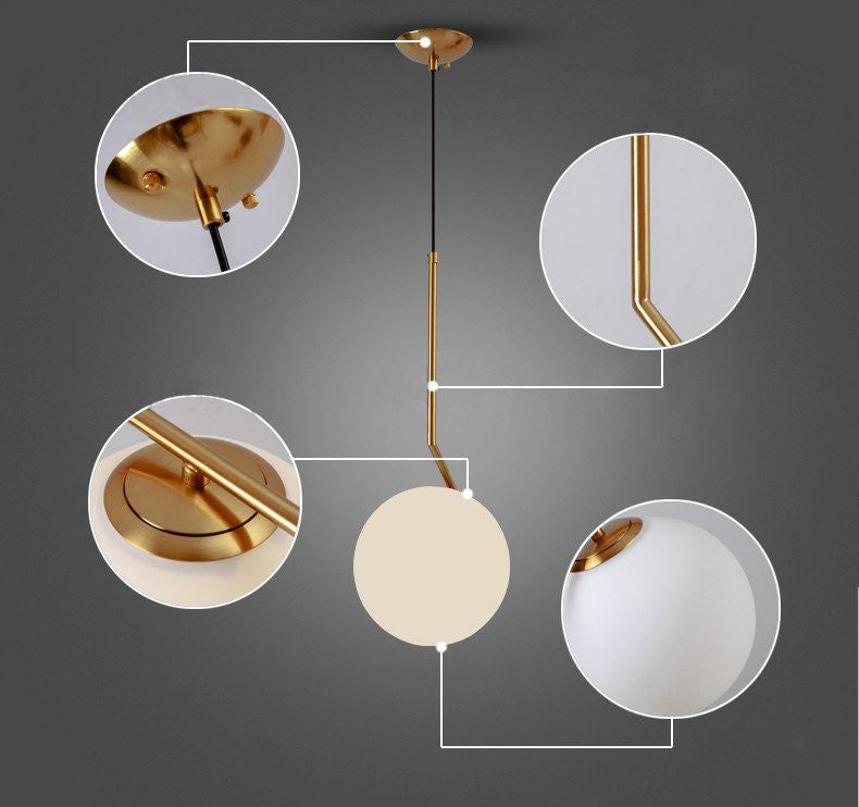 Flos Gold Pendant Light - Catalogue.com.sg