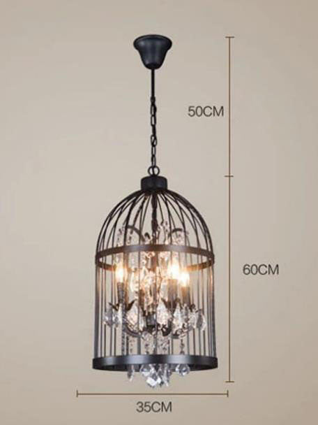 Tyra Birdcage Crystal Chandelier - Catalogue.com.sg