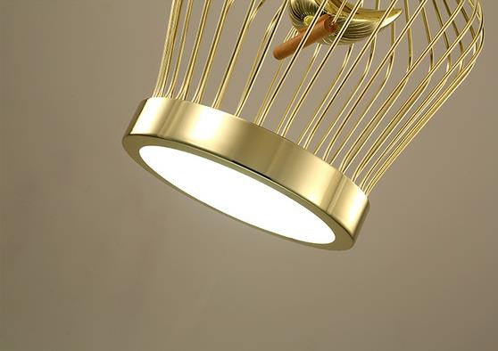 Gold Bird Cage Pendant Light - Catalogue.com.sg