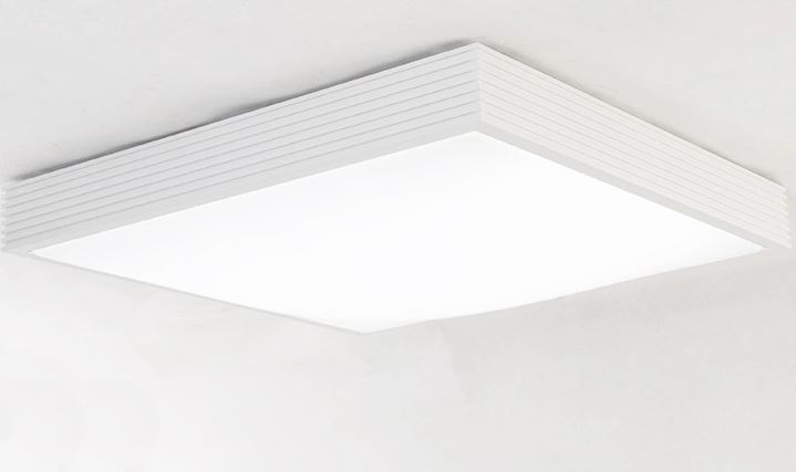 KAY Ridged Square Case Ceiling Lamp