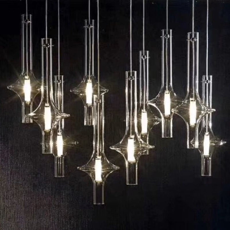 Modern simple Nordic Decorative Metal Glass LED Pendant Light